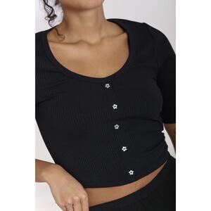 NWT | Hell Bunny Jennifer Cropped Top, Size S